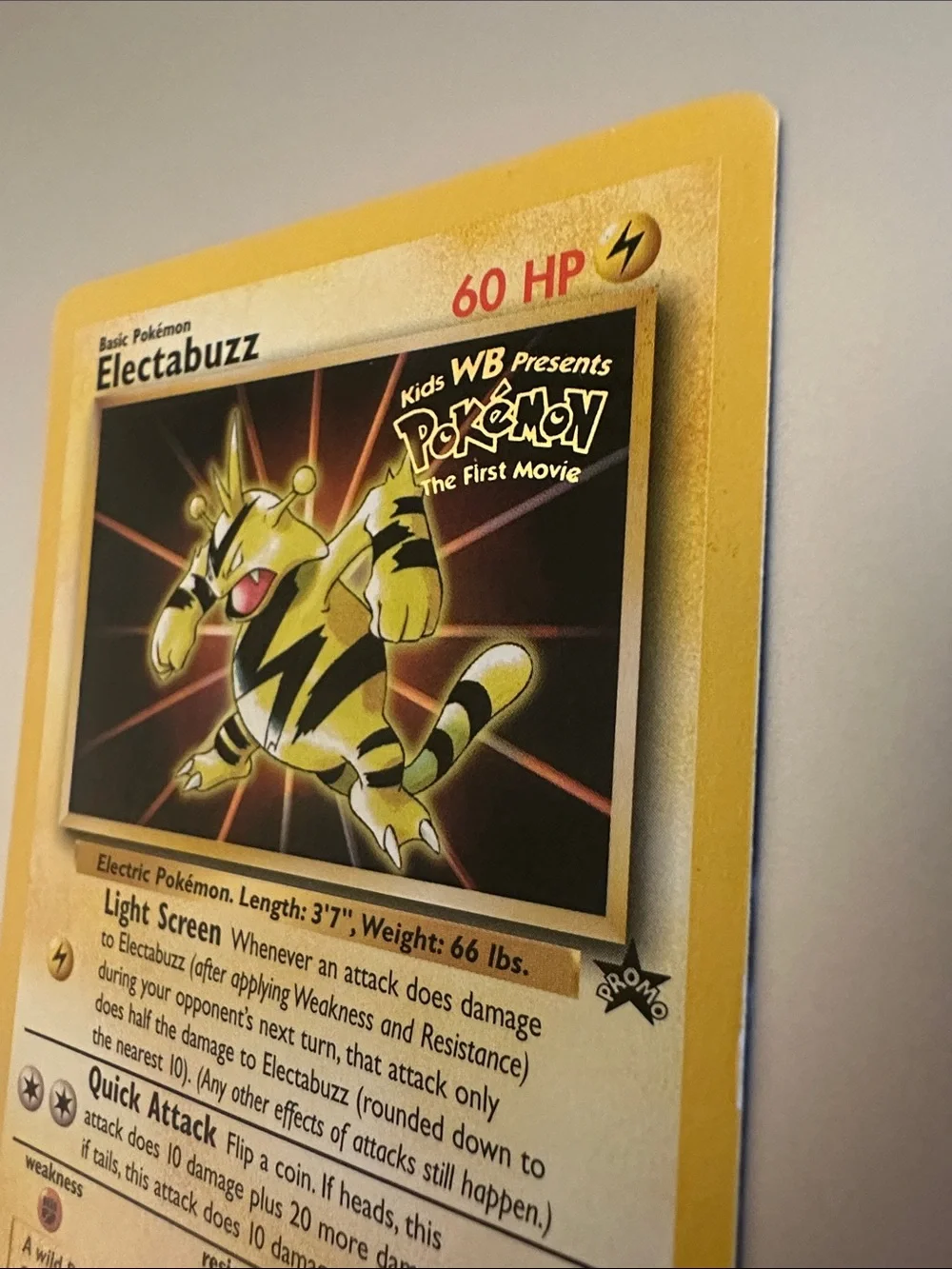 Electabuzz Pokémon Trading Card #2 Black Star Promo